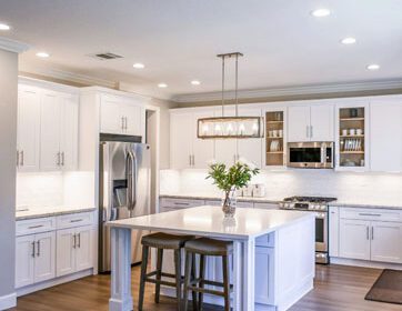 White modern kitchen